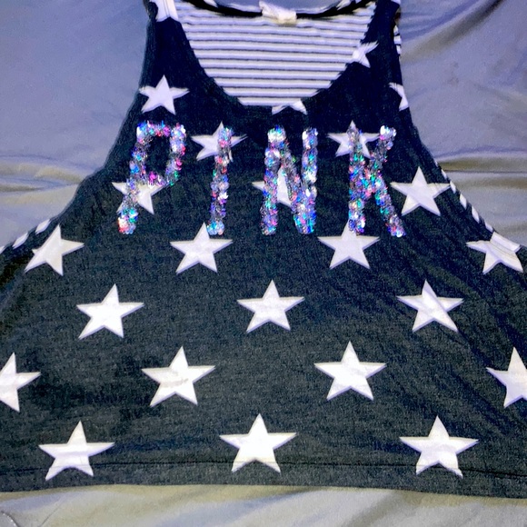 Pink bling tank - Picture 2 of 7